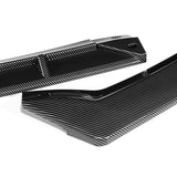 For 2011-2014 Acura TSX STP-Style 3-PCS Carbon Look Front Bumper Spoiler Splitter Lip