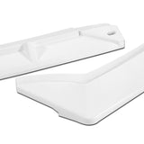 For 2011-2014 Acura TSX STP-Style 3-PCS Painted WHITE Front Bumper Spoiler Splitter Lip