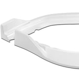 For 2011-2014 Acura TSX STP-Style 3-PCS Painted WHITE Front Bumper Spoiler Splitter Lip