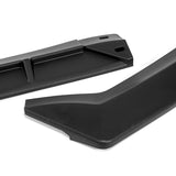For 2011-2014 Acura TSX STP-Style 3-PCS Matt Black Front Bumper Spoiler Splitter Lip