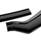 For 2021-2023 Ford Mustang Mach-E GT 3-PCS Painted Black Front Bumper Body Spoiler Lip
