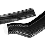 For 2021-2023 Ford Mustang Mach-E GT 3-PCS Carbon Look Front Bumper Body Spoiler Lip