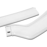 For 2021-2023 Ford Mustang Mach-E GT 3-PCS Painted White Front Bumper Body Spoiler Lip