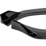 For 2014-2016 Kia Forte Koup Coupe STP-Style 3-PCS Painted Black Front Bumper Lip