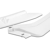 For 2014-2016 Kia Forte Koup Coupe STP-Style 3-PCS Painted White Front Bumper Lip