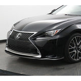 For 2015-2018 Lexus RC300 RC350 AG-Style 3-PCS Painted Black Front Bumper Spoiler Lip