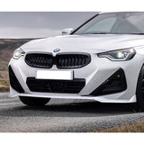 For 2022-2023 BMW 2-Series Coupe G42 M-Sport 3-PCS Painted White Front Bumper Lip