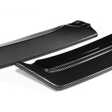 For 2021-2022 Honda Accord Sedan 3-PCS Carbon Style Front Bumper Spoiler Splitter Lip