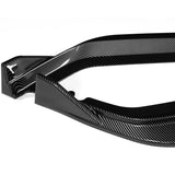 For 2021-2022 Honda Accord Sedan 3-PCS Carbon Style Front Bumper Spoiler Splitter Lip