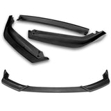 For 2021-2022 Honda Accord Sedan 3-PCS Carbon Style Front Bumper Spoiler Splitter Lip