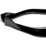 For 2016-2018 Acura ILX Sedan 3-PCS Painted Black Front Bumper Spoiler Splitter Lip