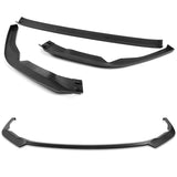 For 2022-2025 Subaru WRX ST-Style 3-PCS Matt Black Front Bumper Spoiler Splitter Lip