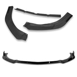 For 2010-2013 Mazda 3 MS-Style 3-PCS Painted Black Front Bumper Body Kit Spoiler Lip