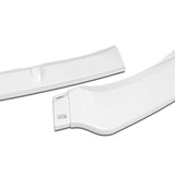 For 2010-2013 Mazda 3 MS-Style 3-PCS Painted White Front Bumper Body Kit Spoiler Lip