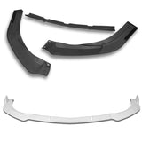 For 2010-2013 Mazda 3 MS-Style 3-PCS Painted White Front Bumper Body Kit Spoiler Lip