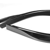 For 2008-2015 Mitsubishi Lancer RA-Style  3-PCS  Carbon Fiber Front Bumper Spoiler Lip