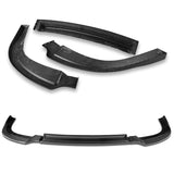 For 2008-2015 Mitsubishi Lancer RA-Style  3-PCS  Carbon Fiber Front Bumper Spoiler Lip