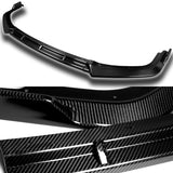 For 2017-2021 Honda Civic Si TR-Style 3-PCS Real Carbon Fiber Front Bumper Spoiler Lip