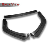 For 2017-2021 Honda Civic Si TR-Style 3-PCS Real Carbon Fiber Front Bumper Spoiler Lip