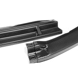 For 2013-2014 Ford Mustang GT-Style 3-PCS  Carbon Look Front Bumper Body Spoiler Lip