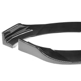 For 2012-2017 Hyundai Veloster Base 3-PCS  Carbon Look Front Bumper Body Spoiler Lip