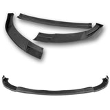 For 2012-2017 Hyundai Veloster Base 3-PCS  Carbon Look Front Bumper Body Spoiler Lip