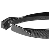 For 2012-2016 Tesla Model S STP-Style 3-PCS  Carbon Look Front Bumper Body Spoiler Lip