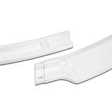 For 2012-2016 Tesla Model S STP-Style 3-PCS  Painted White Front Bumper Spoiler Lip
