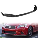 For 2013-2015 Lexus GS350 GS450h F-Sport Real Carbon Fiber 3-Piece Front Bumper Body Spoiler Splitter Lip Kit
