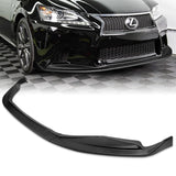 For 2013-2015 Lexus GS350 GS450h F-Sport Matte Black 3-Piece Front Bumper Body Spoiler Splitter Lip Kit