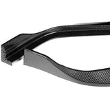 For 2016-17 Honda Accord Sedan Real Carbon Fiber STP-Style 3-Piece Front Bumper Body Spoiler Splitter Lip Kit + FREE GIFT