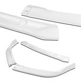 For 2016-17 Honda Accord Sedan Painted White STP-Style 3-Piece Front Bumper Body Spoiler Splitter Lip Kit + FREE GIFT