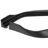 For 2016-17 Honda Accord Sedan Matte Black STP-Style 3-Piece Front Bumper Body Spoiler Splitter Lip Kit