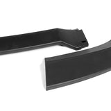 For 2012-2014 Chrysler 300 SRT8 STP-Style 3-PCS  Matt Black Front Bumper Spoiler Lip