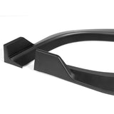 For 2012-2014 Chrysler 300 SRT8 STP-Style 3-PCS  Matt Black Front Bumper Spoiler Lip