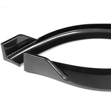 For 2015-2021 Chrysler 300 STP-Style  3-PCS Carbon Look Front Bumper Body Spoiler Lip