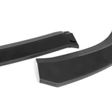 For 2015-2021 Chrysler 300 STP-Style 3-PCS Matt Black Front Bumper Body Spoiler Lip