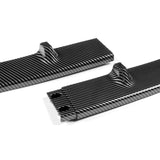 For 2014-2021 BMW 2-Series F22 F23 M-Sport 4- PCS Carbon Look Front Bumper Spoiler Lip