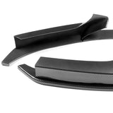 For 2014-2021 BMW 2-Series F22 F23 M-Sport 4- PCS Carbon Look Front Bumper Spoiler Lip