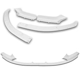 For 2014-21 BMW 2-Series F22 F23 M-Sport 4-PCS Painted White Front Bumper Spoiler Lip