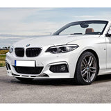 For 2014-21 BMW 2-Series F22 F23 M-Sport 4-PCS Painted White Front Bumper Spoiler Lip