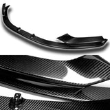 For 2014-2021 BMW 2-Series F22 F23 M-Sport 4-PCS Carbon Fiber Front Bumper Spoiler Lip