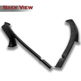 For 2014-2021 BMW 2-Series F22 F23 M-Sport 4-PCS Carbon Fiber Front Bumper Spoiler Lip