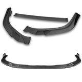 For 2019-2023 Lexus ES300H ES350 3-PCS Carbon Look Front Bumper Splitter Spoiler Lip