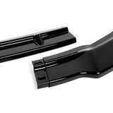 For 2006-2008 Honda Civic Coupe CS-Style 3-PCS Painted Black Front Bumper Spoiler Lip