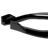 For 2006-2008 Honda Civic Coupe CS-Style 3-PCS Painted Black Front Bumper Spoiler Lip
