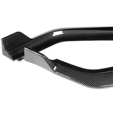 For 2013-2015 Honda Accord Coupe Carbon Look 3Pcs Front Bumper Splitter Spoiler Lip