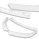 For 2006-2008 Lexus IS250 IS350 Base STP-Style Painted White 3-Piece Front Bumper Body Spoiler Splitter Lip Kit