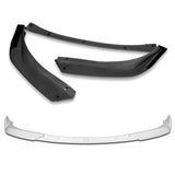 For 2006-2008 Lexus IS250 IS350 Base STP-Style Painted White 3-Piece Front Bumper Body Spoiler Splitter Lip Kit