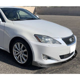 For 2006-2008 Lexus IS250 IS350 STP-Style Matte Black 3-Piece Front Bumper Body Spoiler Splitter Lip Kit